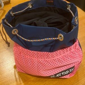 Pink and Blue Travel/Utility Bag